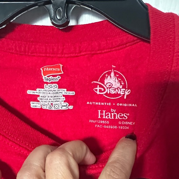 Disney Red Authentic Tee - Picture 2 of 5